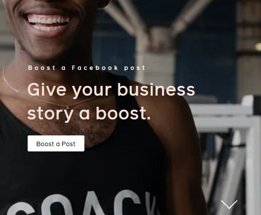 Boosted social media posts