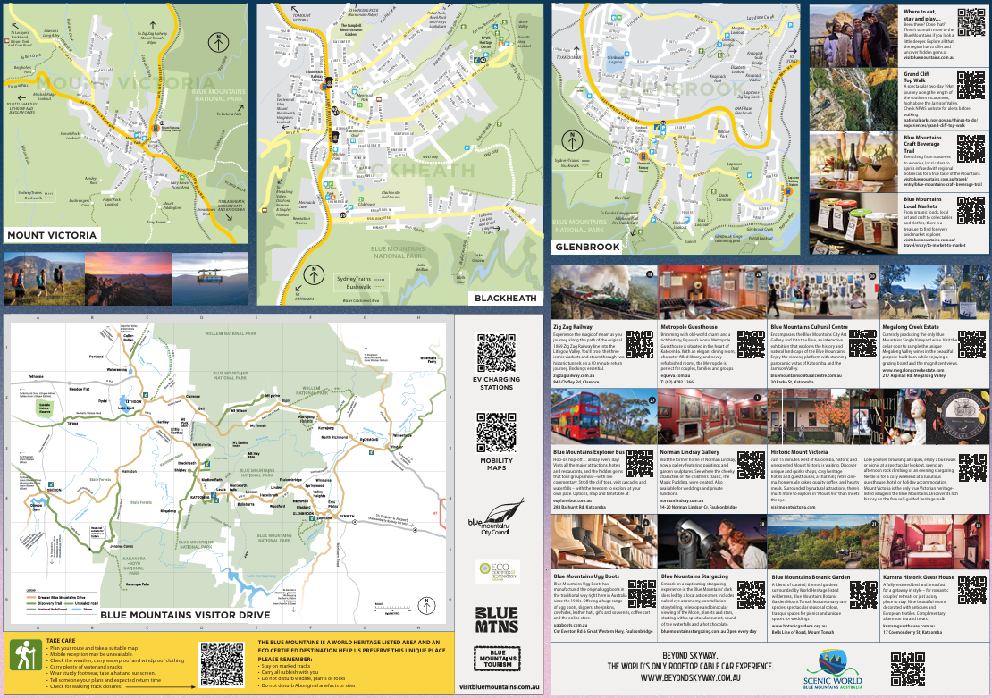Visitor Information Centre Tear Off Map
