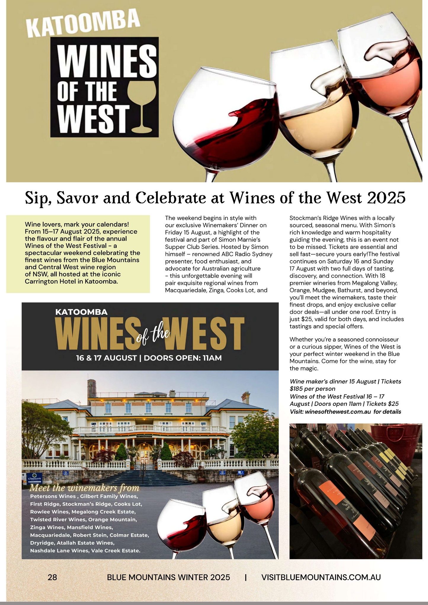 Full Page; Ad & Editorial