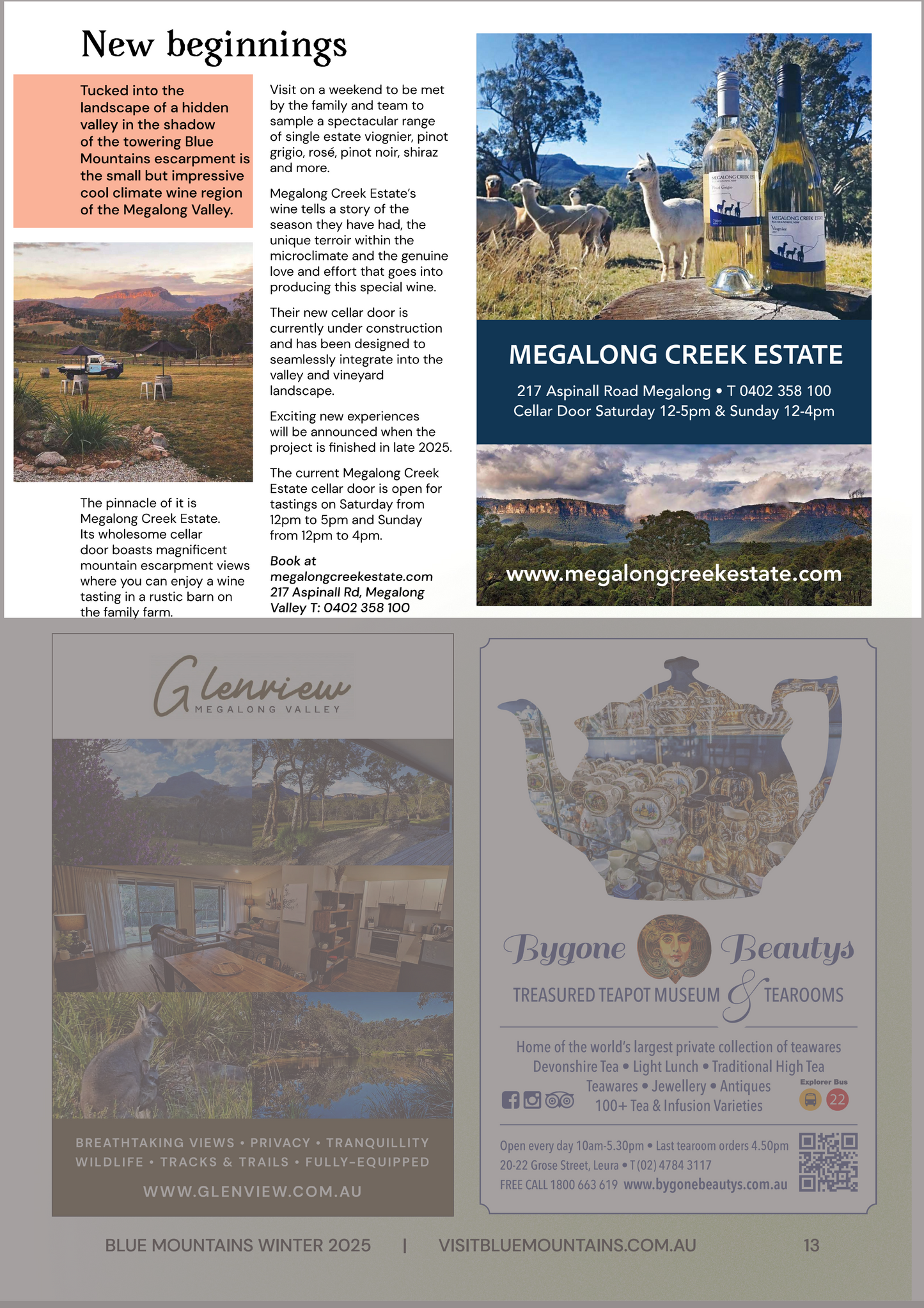 Half Page; Ad & Editorial