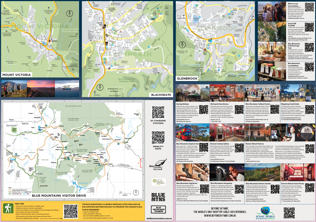 Visitor Information Centre Tear Off Map
