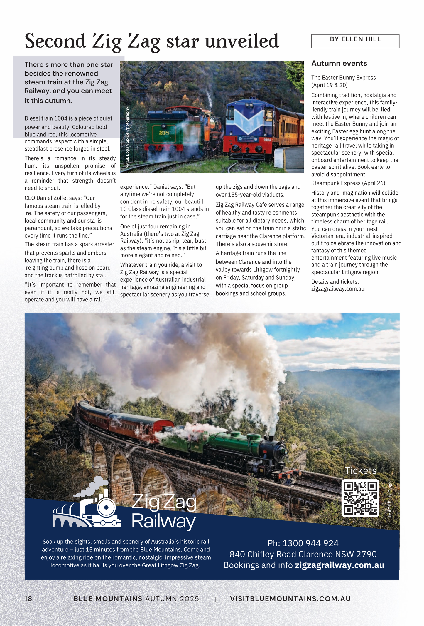 Full Page; Ad & Editorial